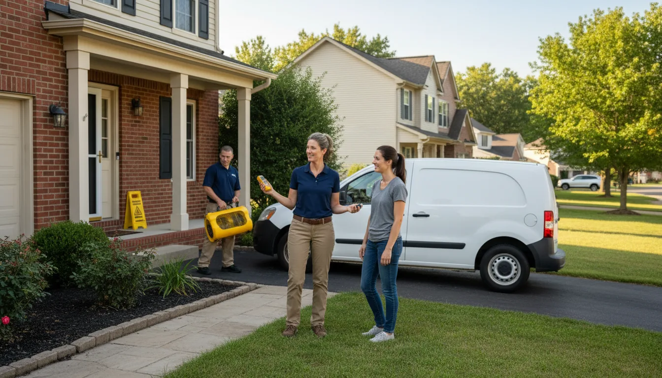 Water restoration image for Mold Remediation in Canalou, MO